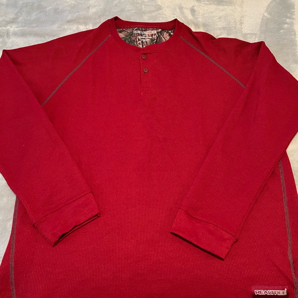 Real tree XL pullover, men’s with buttons